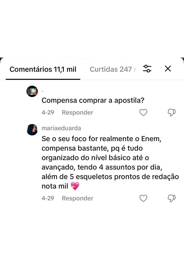 Foto de perfil exibida no relato original